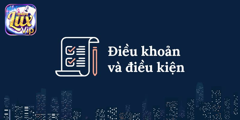 Giao diện điều khoản và điều kiện tại LUXVIP