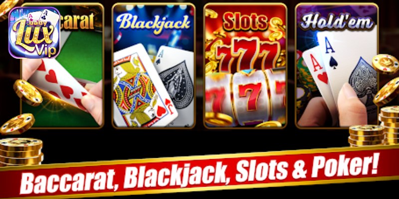 Giao diện hấp dẫn của GD casino với nhiều trò chơi đa dạng
